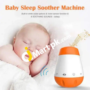 K1 Baby Soothing Sounds Machine White Noise Sleeping Aid With 6 Voice Sensor Function Usb Charging -